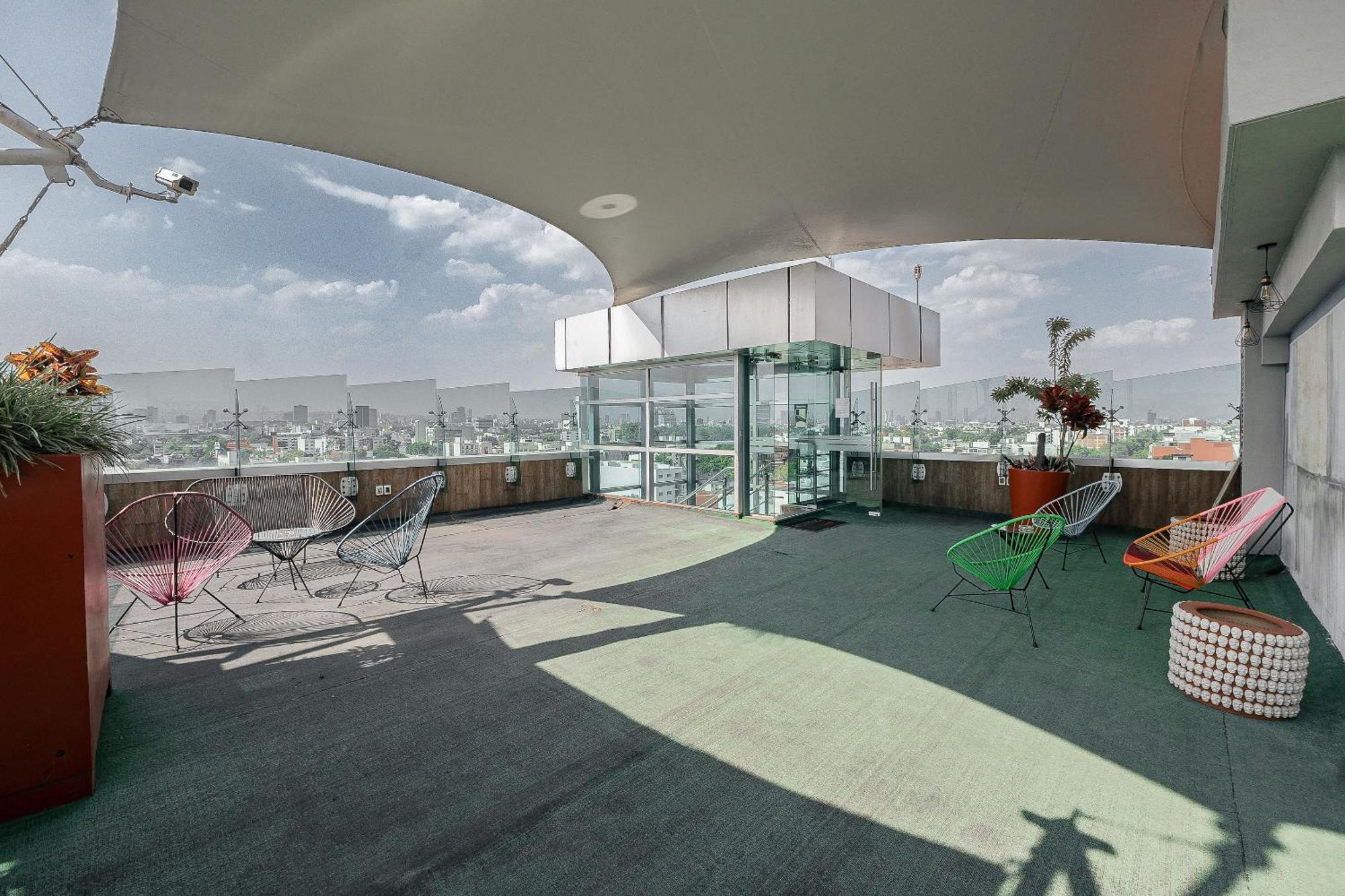 The Flamingo Rooftop Suite Unique Design In A Centric Location メキシコシティ エクステリア 写真